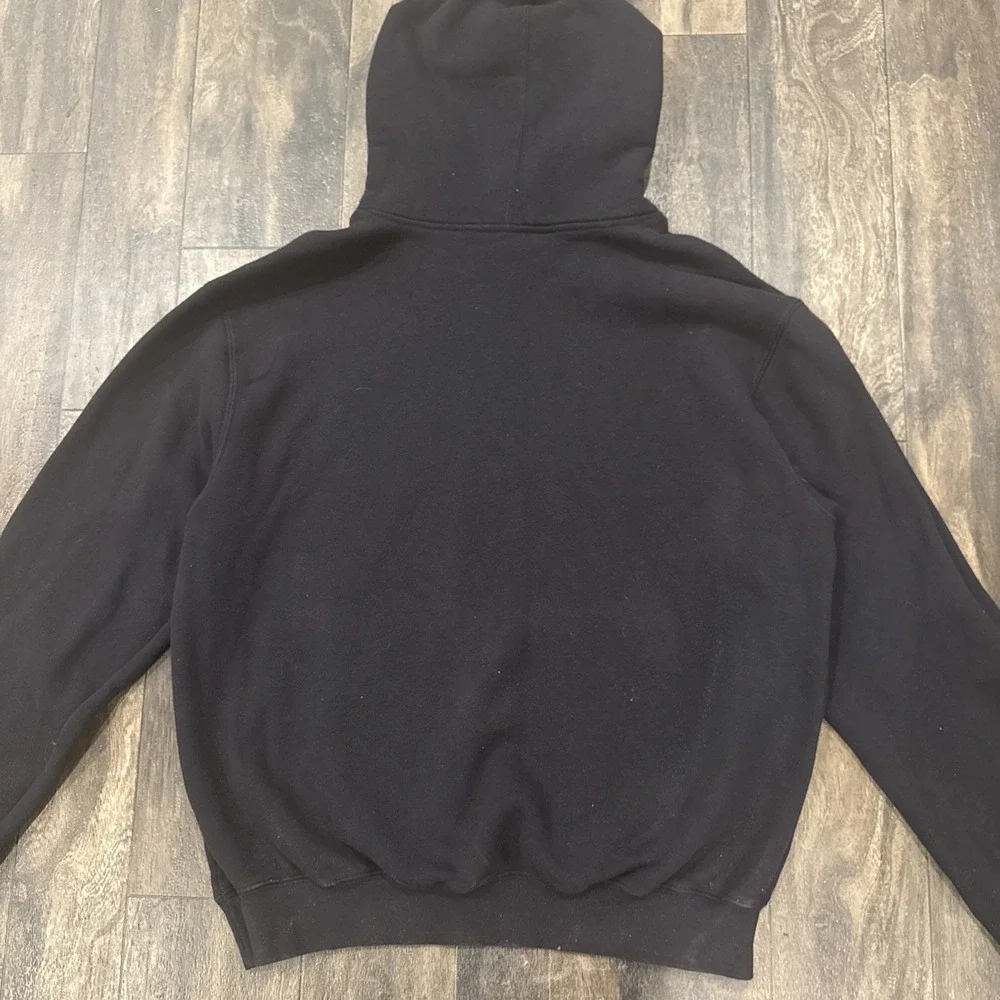 Adidas Originals‎ Hoodie Men's M Black Pullover Fleece Peace Sign Hand Graphic